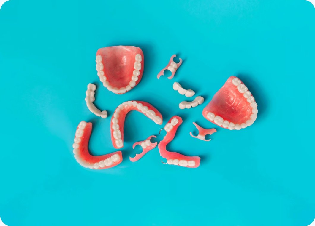 Assorted dentures